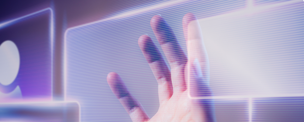 hand digitale Dashboards Datenmanagement